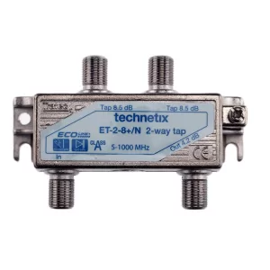 Derivador Dig. 2 vias 8 dB, Technetix - ET-2-8+/N