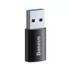 Baseus Ingenuity Series Mini USB-A 3.1 to USB-C Adapter Black
