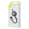 Baseus Adapter - (Lightning + USB-C + MicroUSB) - 1.1M - Black