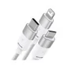Cabo Baseus - (USB-A p/ USB-C - MicroUSB - Lightning) - 1.2M - Branco|Baseus|6932172622299
