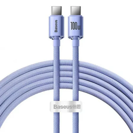 Cabo Baseus - USB-C - 100W - 1.2M - Lilás|Baseus|6932172602888