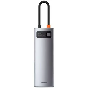 USB-C Hub Baseus Metal Gleam 8-in-1 4K 30Hz Gray