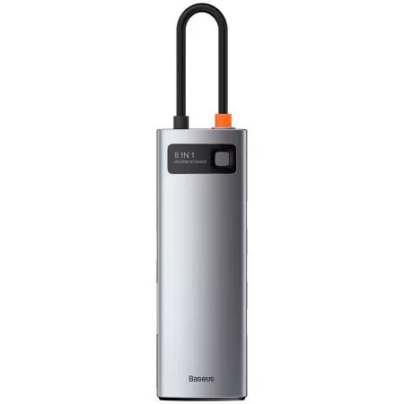 USB-C Hub Baseus Metal Gleam 8-in-1 4K 30Hz Gray