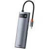 USB-C Hub Baseus Metal Gleam 8-in-1 4K 30Hz Gray