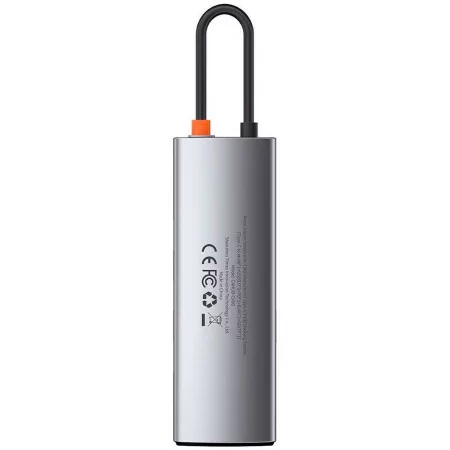 USB-C Hub Baseus Metal Gleam 8-in-1 4K 30Hz Gray
