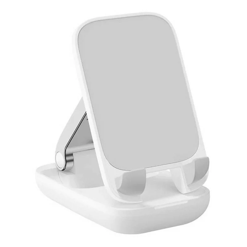 Suporte de Smartphone Ajustável Baseus Seashell Branco|Baseus|6932172630201 Suporte de Smartphone Ajustável Baseus Seashell Branco|Baseus|6932172630201