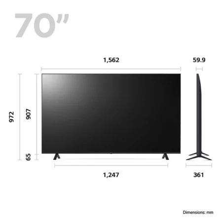 Smart TV LG 70 LED - 70UR80006LJ - Ultra HD - 4K|LG|8806087075120