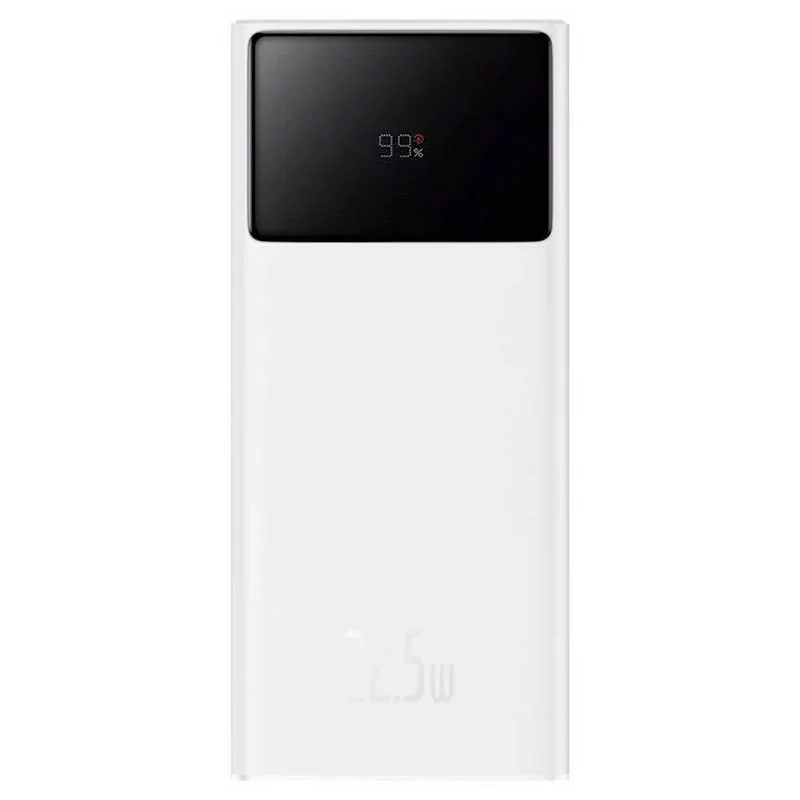 Powerbank Baseus Star-Lord 22.5W 30000mAh - Branca Powerbank Baseus Star-Lord 22.5W 30000mAh - Branca