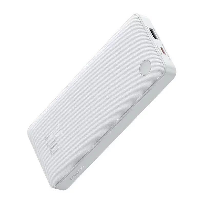 Powerbank Baseus Air Lite 10000mAh 15W + Cabo USB-C 30cm - Branca|Baseus|6932172652609 Powerbank Baseus Air Lite 10000mAh 15W + Cabo USB-C 30cm - Branca|Baseus|6932172652609