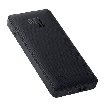 Powerbank Baseus Air Lite 10000mAh 15W + USB-C Cable 30cm - Black