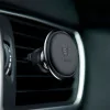 Magnetic Car Holder with Cable Clip - Black