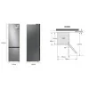 Samsung Combined Refrigerator - 387L - RB38C7B6AS9/EF