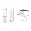 Frigorífico Combinado Samsung - 390l - RB38C672CWW/EF 390L|Samsung|8806094768299