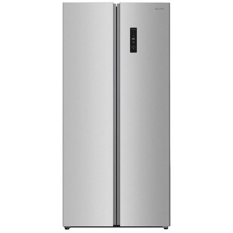 Frigorífico Side By Side Silver - 505L - No Frost - Classe E - Inox|Silver|5602084129100 Frigorífico Side By Side Silver - 505L - No Frost - Classe E - Inox|Silver|5602084129100