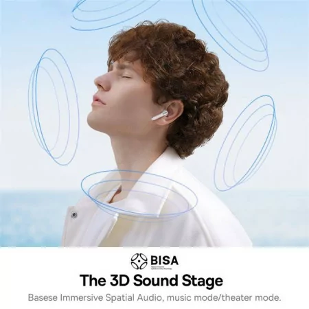 Baseus Bowie WX5 True Wireless Earbuds - White