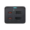 Carregador Baseus GaN5 Pro Fast Charger 67W Dual USB-C/USB-A Preto + HDMI - Preto|Baseus|6932172613006