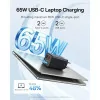 Baseus GaN6 Pro Dual USB-A/USB-C 65W Fast Charger PD 3.0 - Black