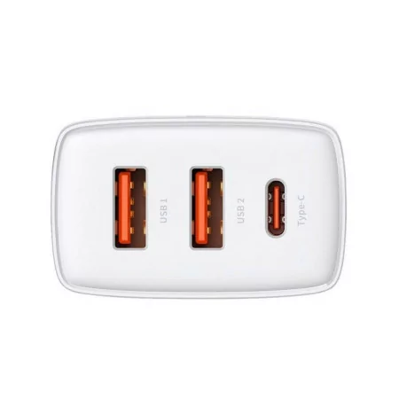 Carregador Baseus Compact CCXJ-E02 30W Fast Charger PD 3.0 - Branco|Baseus|6953156207301