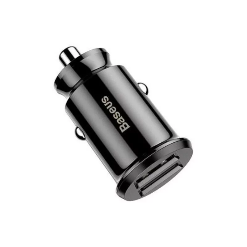 Cargador de Isqueiro Baseus 2x USB - Negro Cargador de Isqueiro Baseus 2x USB - Negro