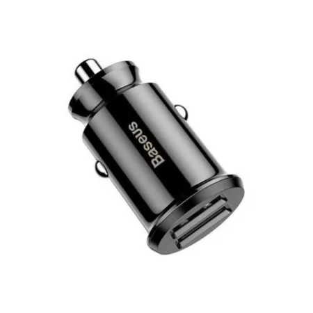 Baseus 2x USB Car Charger - Black