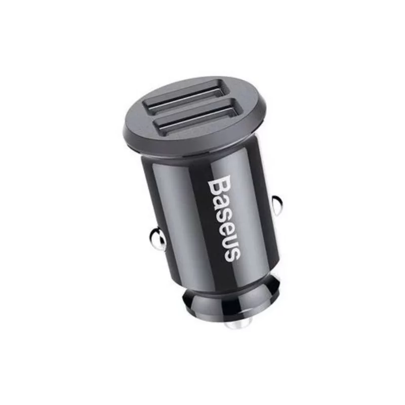 Carregador de Isqueiro Baseus 2x USB - Preto