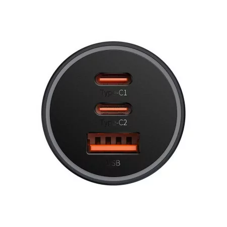 Baseus Golden Contactor Pro Car Charger 65W Car Charger - Black