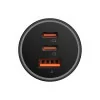 Baseus Golden Contactor Pro Car Charger 65W Car Charger - Black