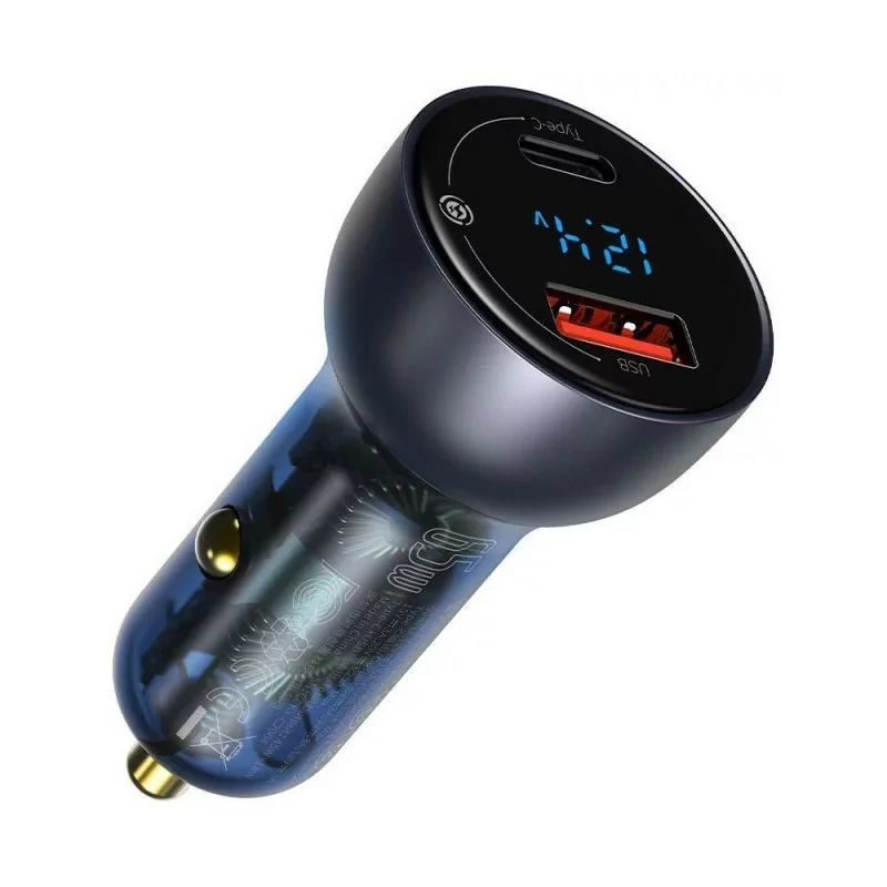 Baseus Particular Fast Car Charger 65W Cigarette Lighter Charger - Black Baseus Particular Fast Car Charger 65W Cigarette Lighter Charger - Black