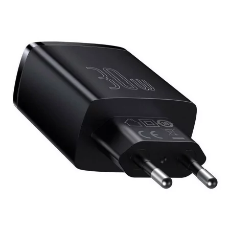 Baseus Compact CCXJ-E01 30W Fast Charger 3.0 - Black