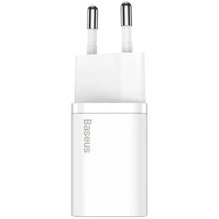 Baseus Super Si PD 20W USB-C White Charger + Lightning Cable (1m)