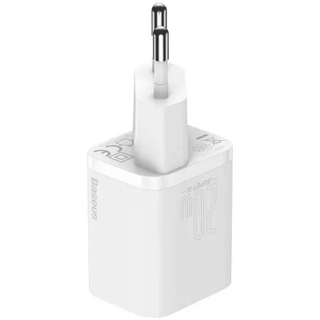 Baseus Super Si PD 20W USB-C White Charger + Lightning Cable (1m)