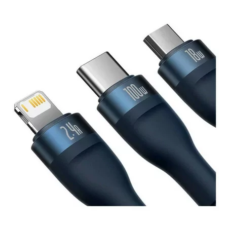Cabo Baseus Flash Lightning PD 100W 1.2m - Azul|Baseus|6932172608729