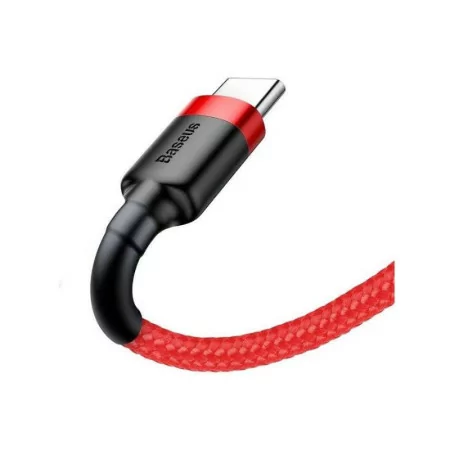 Cabo Baseus - USB-A p/ USB-C - 3A - 3M - Vermelho - CATKLF-U09|Baseus|6953156296336