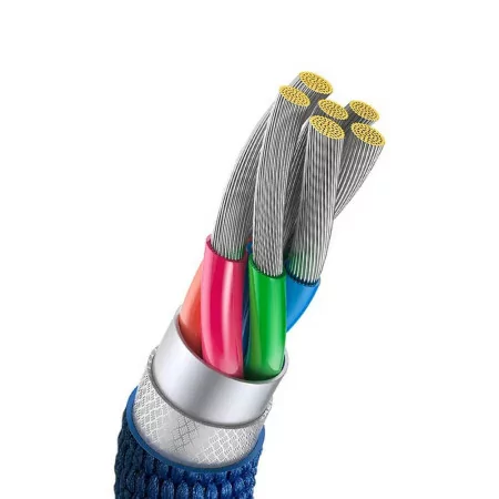 Baseus Crystal Shine 100W 1.2m Cable - Blue
