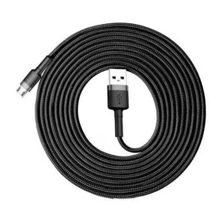 Cabo Baseus - USB-A P/ Micro USB - 3M - Preto - CAMKLF-HG1|Baseus|6953156296374