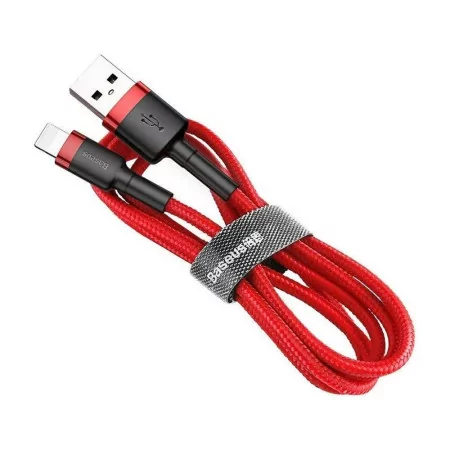Cabo Baseus Cafule USB-A para Lightning 3m - Vermelho|Baseus|6953156296299