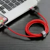 Baseus Cafule USB-A to Lightning Cable 3m - Red