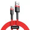 Cabo Baseus Cafule USB-A para Micro USB 1m - Vermelho