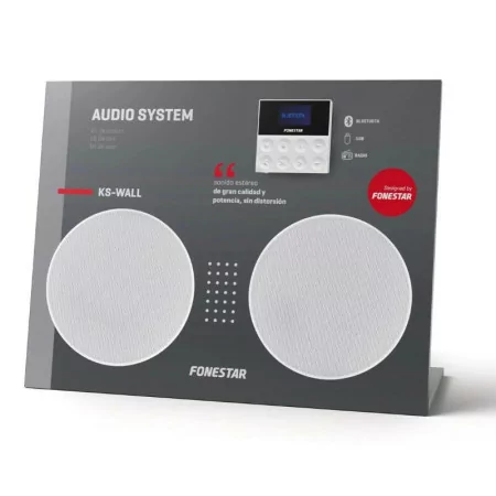 Kit Sistema de Som Parede Bluetooth 2 Colunas - Fonestar - KS-WALL|Fonestar|8422521013055
