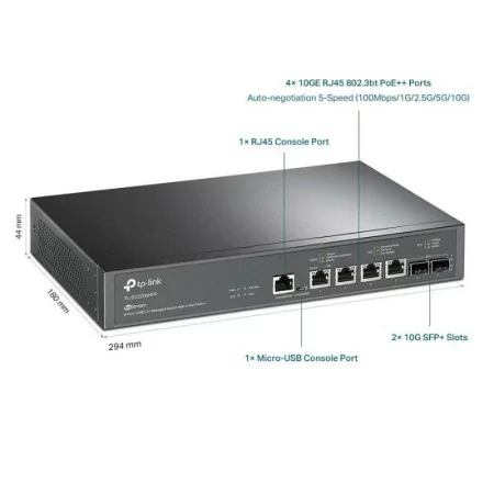TP-Link PoE JetStream Switch - SWTPLTL-TL-SX3206HPP