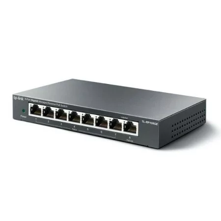 Switch TP-Link Omada 8 Portas Gigabit PoE - RP108GE|TP-Link|6935364052706