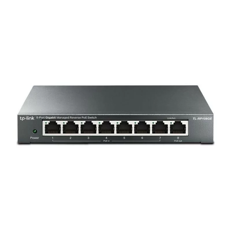 Switch TP-Link Omada 8 Portas Gigabit PoE - RP108GE|TP-Link|6935364052706 Switch TP-Link Omada 8 Portas Gigabit PoE - RP108GE|TP-Link|6935364052706