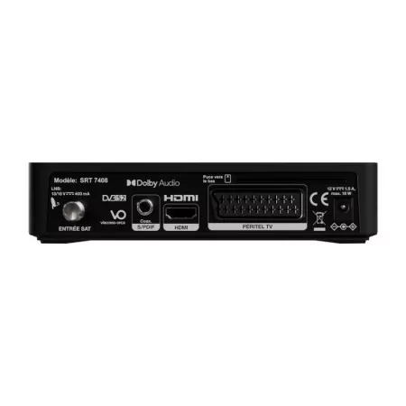 Recetor Satélite Strong HD - C/ Cartão TNT Sat - SRT7408 - Canais Franceses|Strong|9120072373060