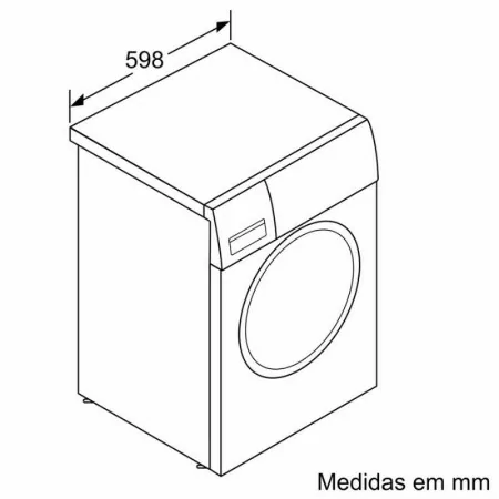 Bosch Washing Machine 9 kg - WGG244Z0ES - Series 6 (Front Load - 1400 rpm - A)