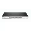D-Link Switch - Managed L2 Gigabit - 10/100/1000 - PoE - Black - DGS-1210-28MP/E