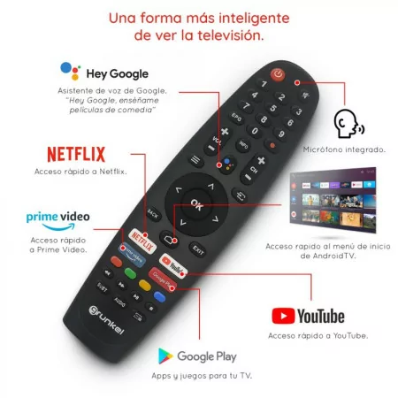 Smart TV Grunkel 50 LED - 5022GOO - (127cm - Android TV - 4K)