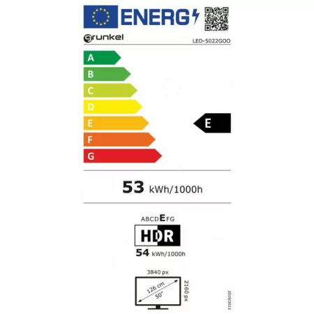 Smart TV Grunkel 50 LED - 5022GOO - (127cm - Android TV - 4K)