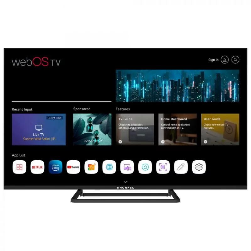 Smart TV Grunkel 43 LED - 4300PBW - (109cm - WebOS - 4K)