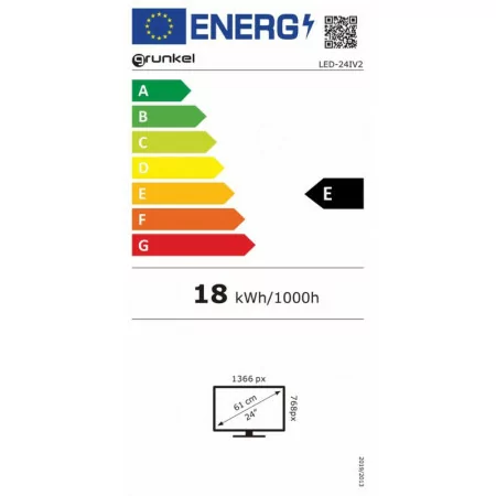 Televisor 24" LED Grunkel 24IV2 - HD - (Adaptador 12V Incluído)|Grunkel|8426156016375