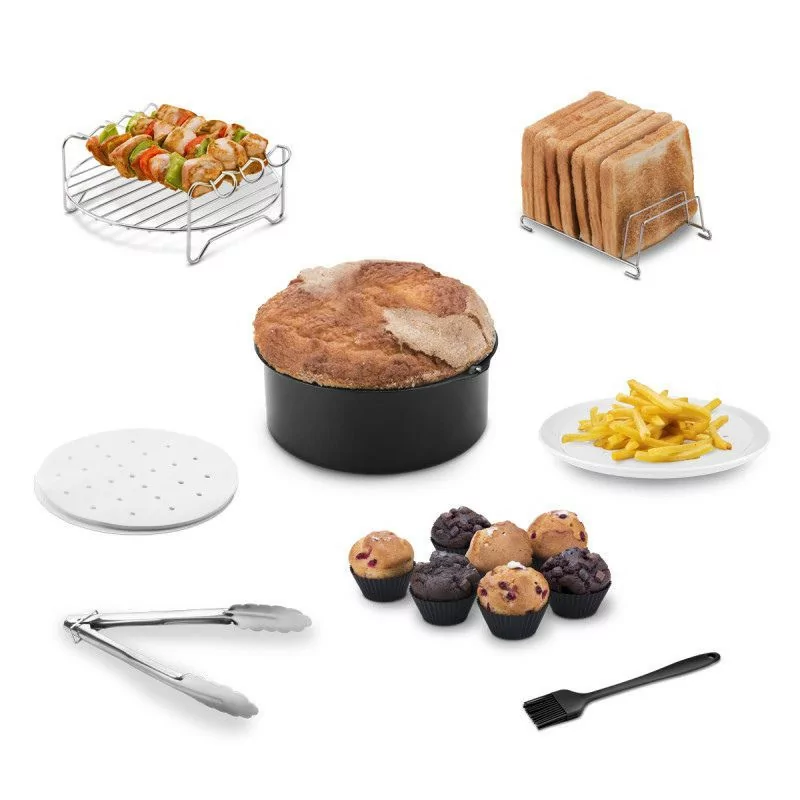 Pack Acessórios Air Fryer 3.5L ou Mais - 7 Acessórios - UFESA|UFESA|8422160055195 Pack Acessórios Air Fryer 3.5L ou Mais - 7 Acessórios - UFESA|UFESA|8422160055195